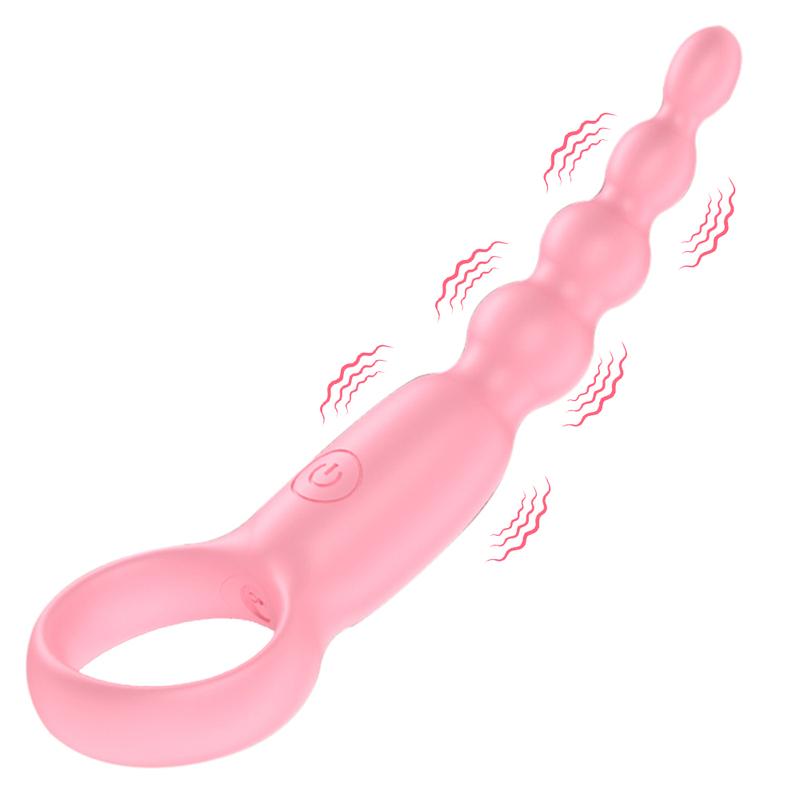 Anal Vibrator for Women Vibrating Anal Beads Butt Plug Prostate Massage Soft Silicone Plugs Sex toys For Adults Sex Toy 18+