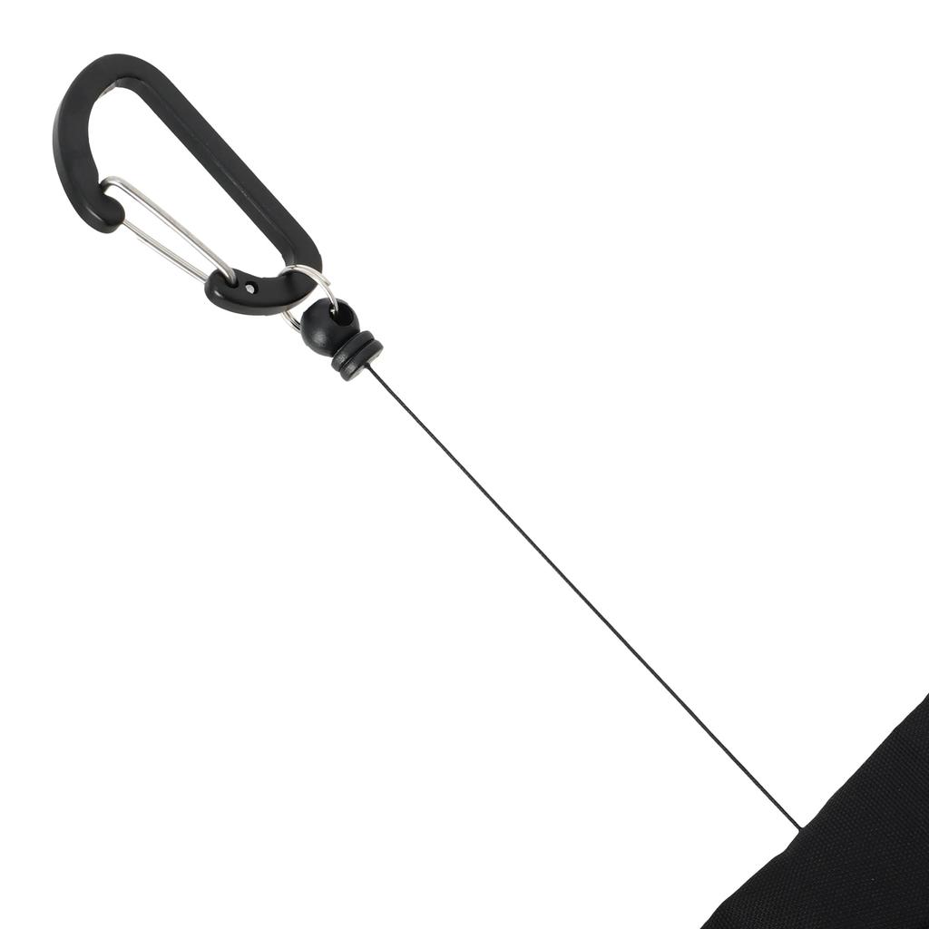 Чехол для проездного, кармашек для проездного, держатель для аксессуаров, вертикальный, многофункциональный, с катушкой, карабин, экологичная ткань, для поездок в старшую школу