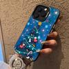 Рождественская елка подходит для чехла на телефон Apple 16 iPhone13Pro лазерный 14max противоударный 12 высококачественный цветной серебристый 15.
