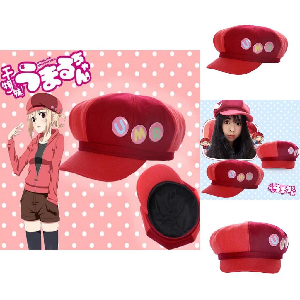 Супермягкий Himouto Umaru-chan Doma Umaru Косплей Красный Теплый Берет Хлопок Рождественский Подарок