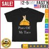 Funny Taco Cat National Taco Day Food Lover Vintage T Shirt Men Women Fashion