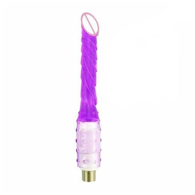 28 Types Pink Purple Dildos A2 / F2 Sex Machine Attachments