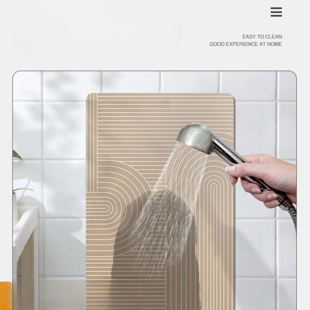 Diatom Printing Bathroom Thickening Mat Bath Non-slip Carpets In Wash Basin Bathtub Side Floor Rug Shower Room Doormat Memory Foam 3D Pad