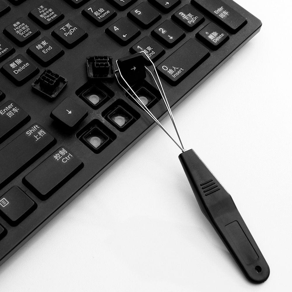 Новый Механический Простой Инструмент для Чистки Съемник Колпачков Клавиш Съемник Клавиатуры Металлический