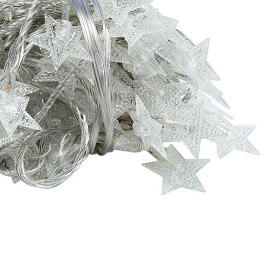 Звездная гирлянда Высокая яркость Мягкое освещение Креативная форма Широкое применение Простая установка Светодиодная гирлянда с пентаграммой Праздничная вечеринка Реквизит для вечеринки