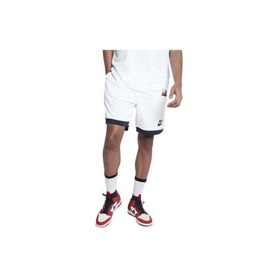 SB Color-Block Logo Print Прямые шорты мужские низы белые 887094-101