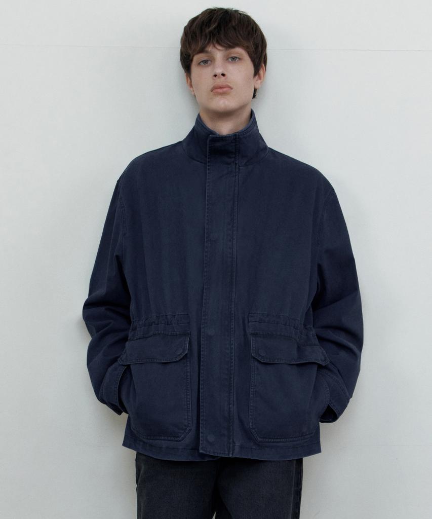 WEDNESDAY OASIS Washed Twill Out-Pocket Jacket_Navy(Wcb6Ot04)