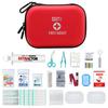 Kozy More Waterproof Portable First Aid Kit with 21 Types of First Aid Perfect for Outdoor and Car Disaster Includes Poison Remover and First Aid Case