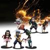 Demon Slayer 6pcs Kamado Nezuko Figurine Anime Model Sculpture Toys Gifts Xmas