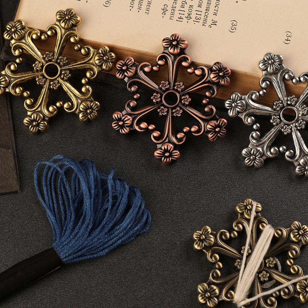 Plum Blossom Cross Stitch Winding Board Thread Bobbins Holder  Cross Stitch