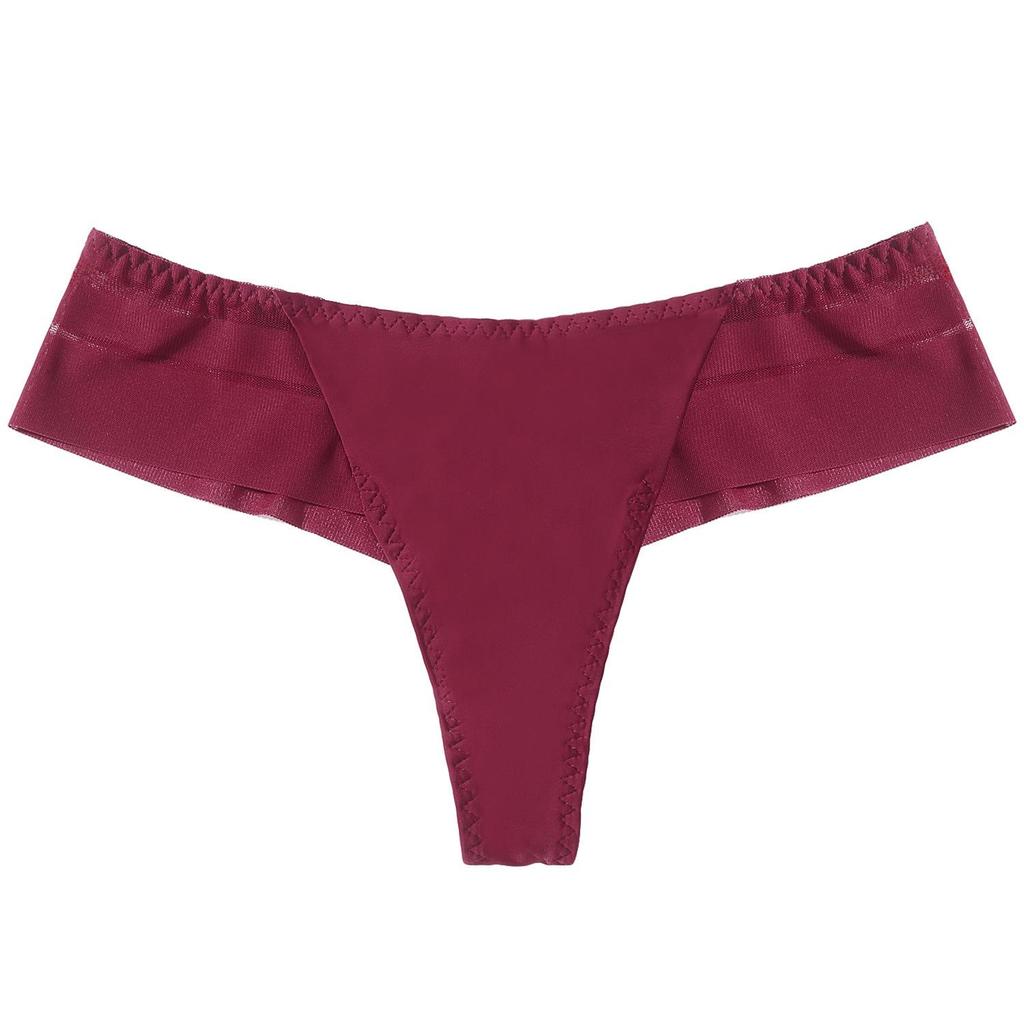 Европейские и американские женские бесшовные спортивные трусы для йоги из ледяного шелка с низкой талией