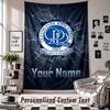Wall Hanging Tapestry With Custom Name & Text, Queens Park Rangers FC Decorative Tapestry For Bedroom