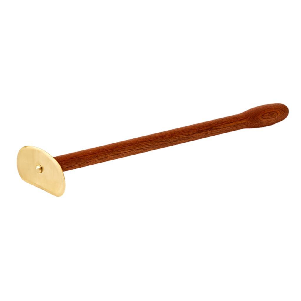 Brass Face Massage Board Handheld Smooth Scraping Tool Ergonomic Long Handle Portable Lightweight
