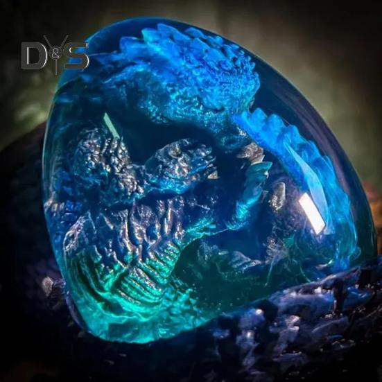 Ночной светильник в виде яйца динозавра, лампа ручной работы в виде дракона, инкубационный светильник в виде яйца динозавра для детской комнаты, декор детской комнаты, подарок любителю динозавров