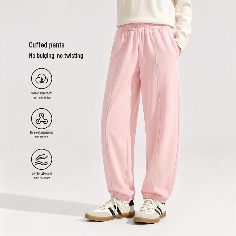 DEESHA Girls' Fleece-Lined Casual Sweatpants