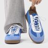 Classic Retro Flat Casual Sneakers Unisex Soft Sole Lace-Up Derby Shoes Comfortable All-Season Walking