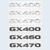 3D хромированный глянцевый черный ABS буквы номер GX400 GX460 GX470 эмблема для багажника автомобиля Lexus логотип значок наклейка