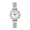 Gedi Women's Minimalist Stainless Steel Mesh Band Waterproof Quartz Watch
