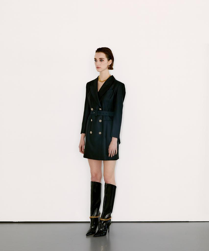 Chaenyuyog Vivi Tailored Jacket Dress [Black]
