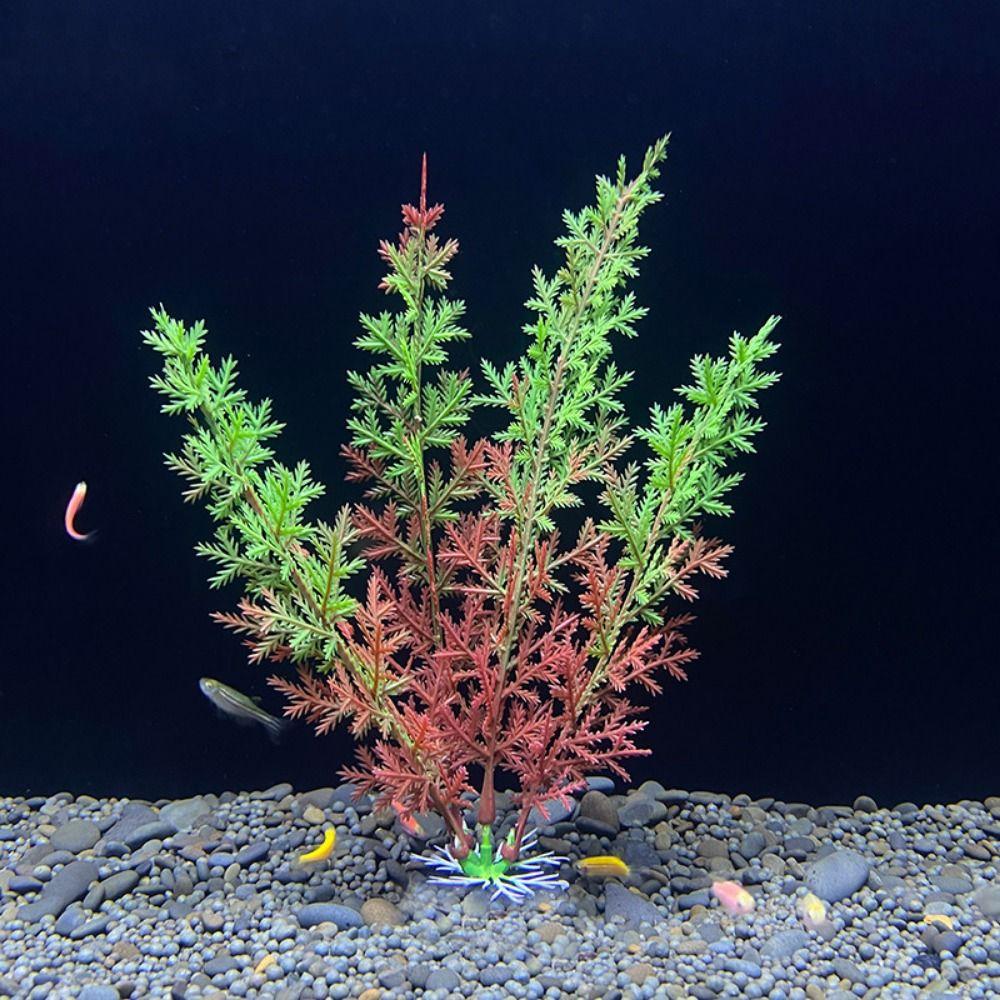 Lifelike Artificial Underwater Plants 18cm Aquatic Water Grass Landscaping Decoration
