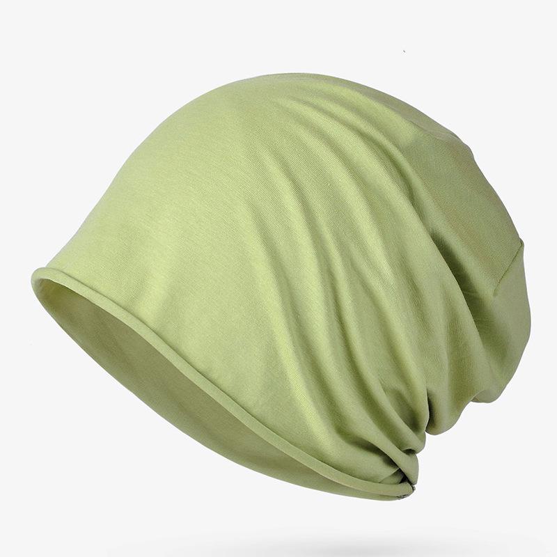 Unisex Lightweight Cotton Headscarf: Spring/Summer Breathable Cap & Sleep Hat
