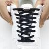 Elastic No Tie Shoelaces Semicircle Shoe Laces Kids Adult Sneakers Shoelace Lazy Metal Lock Laces Shoe Strings