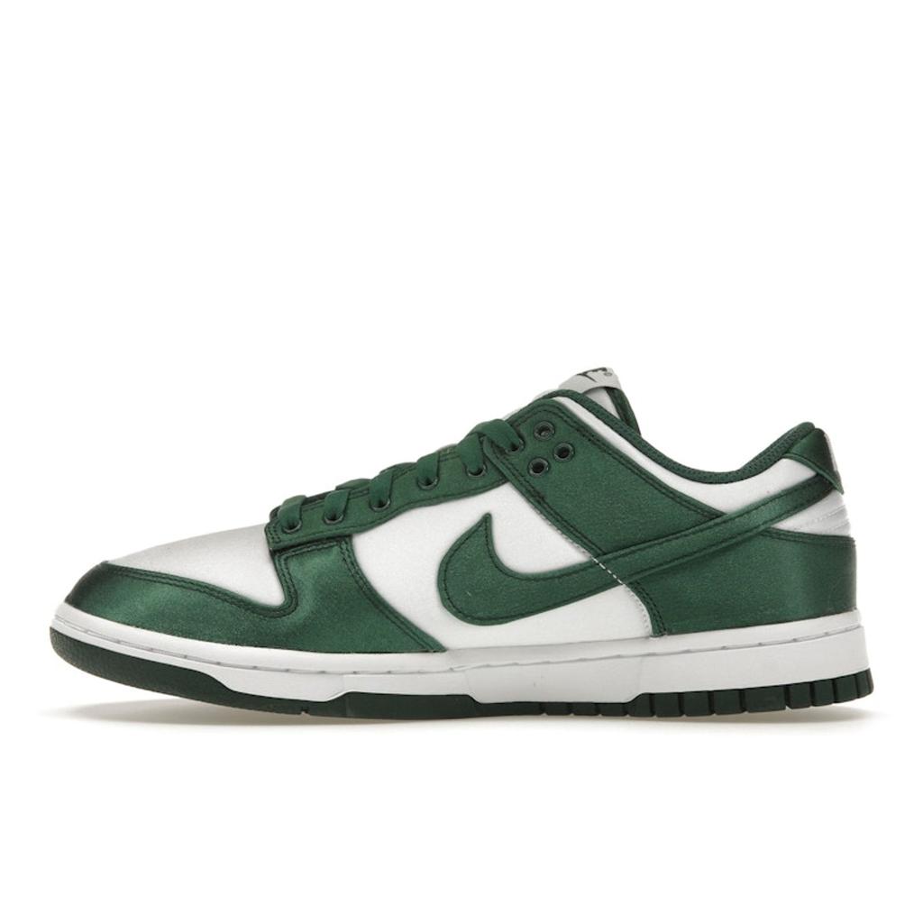 Nike Dunk Low Satin Green Женские кроссовки White Team-Green DX5931-100