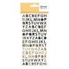 PVC Sticker Alphabet - Gold