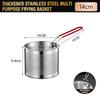 Stainless Steel Fried Mesh Kitchen Fry Basket Cooking Basket Fry Pan Oil Pan Strainer Noodle Spoon Colander French Fries Tools