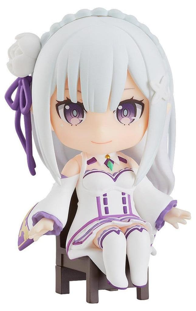 Nendoroid Life In Another Emilia Plastic Painted Movable Figure Purple G12664 Swacchao! ReZERO -Starting World- Non-Scale