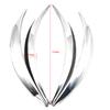4pcs Chrome Car Wheel Eyebrow Arch Protector Trim Lips Fender Flares Universal