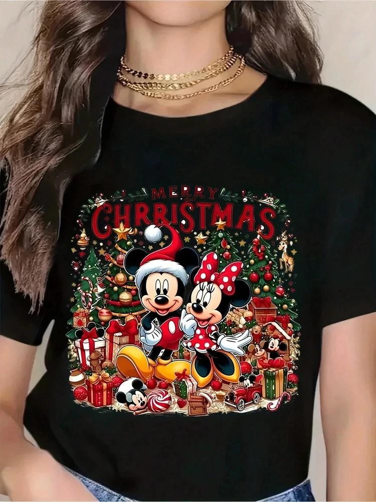 Mickey And Minnie Mouse Christmas TShirt Unisex 4