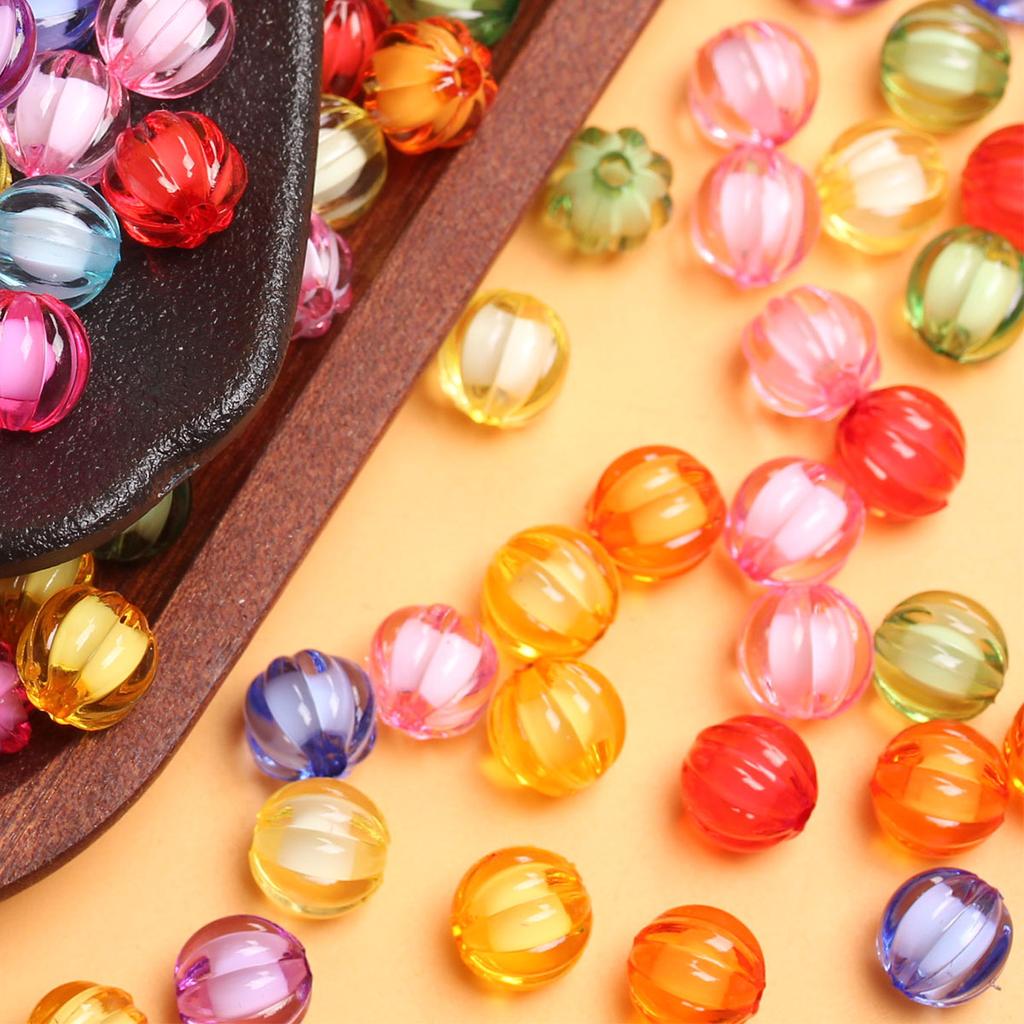 Арбуз 8/10 мм акриловые свободные бусины DIY аксессуары сэндвич 500 г/упак. ожерелье браслет ремесла изготовление ювелирных изделий оптовая продажа кулон