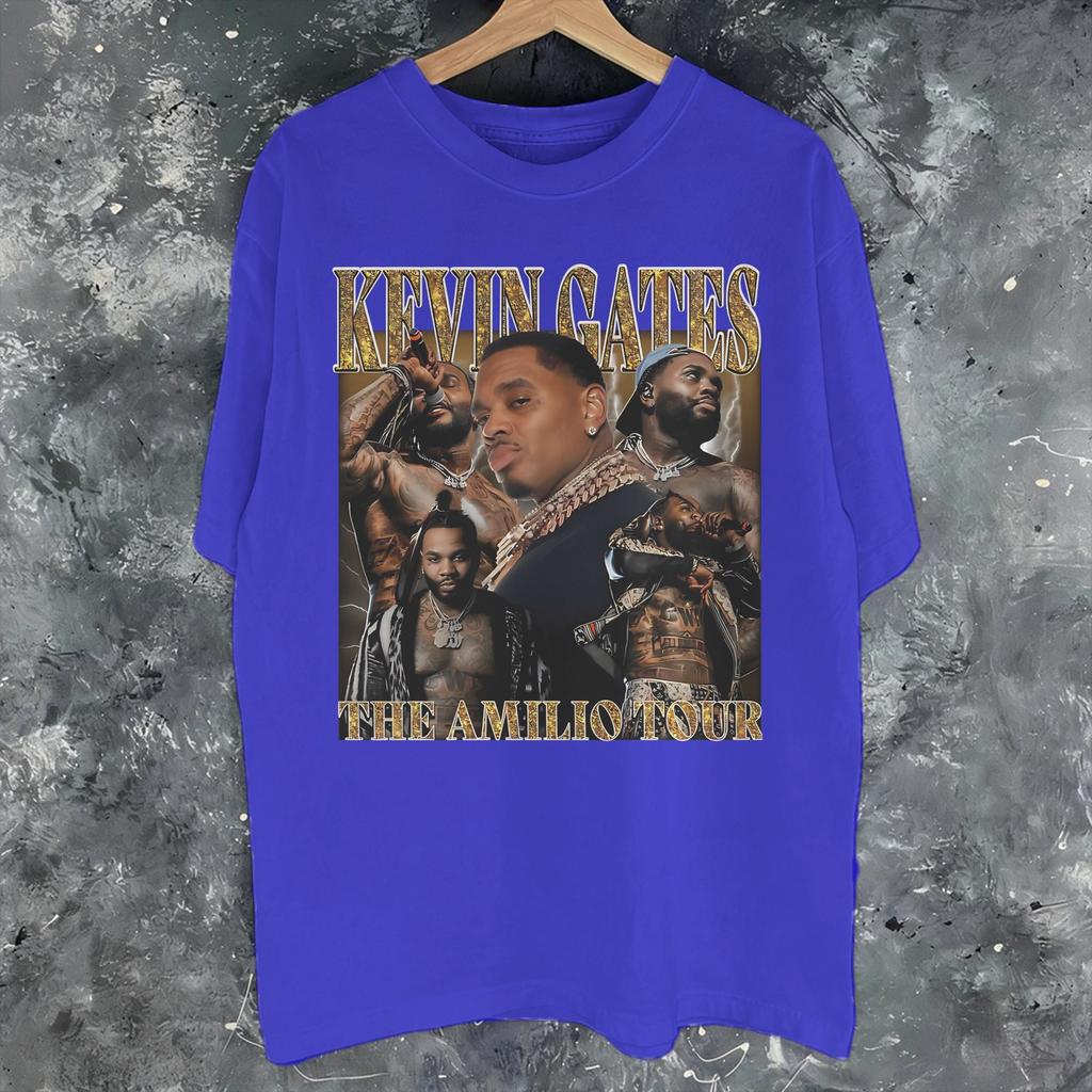 Kevin Gates The Amilio Tour Print T Shirts Unisex Unisex Pure Cotton Tee Shirt Clothing