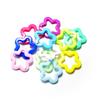 5pcs Acrylic Hollow Flower Charm Star Pendant Spacer Bead for DIY Earring Necklaces Bracelets Jewelry Making Findings