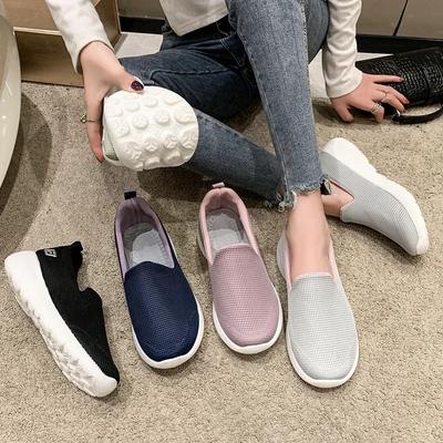 Весенние женские мокасины Удобная женская обувь Балетки Носки Кроссовки Теннисные туфли Zapatilas Mujer Женская повседневная обувь
