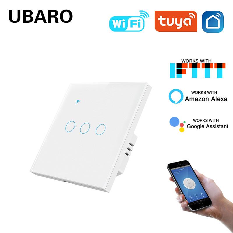 Умный выключатель Zero Fire Тип 86 Zigbee: Стальная или стеклянная панель, Пульт с голосовым управлением Alice.