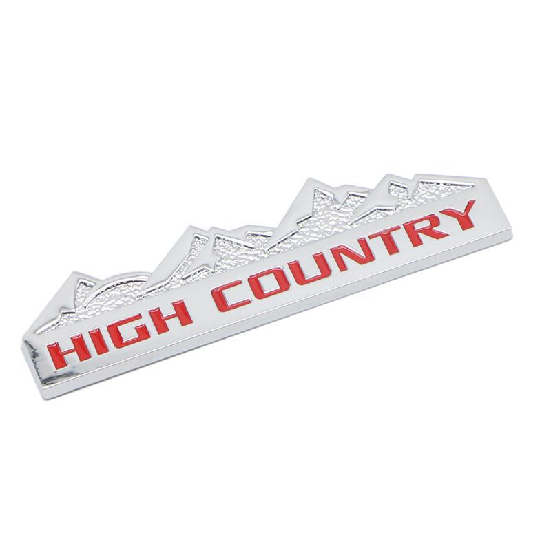 Металлический значок с логотипом High Country Off-Road для Chevrolet, Jeep, Dodge, Ford