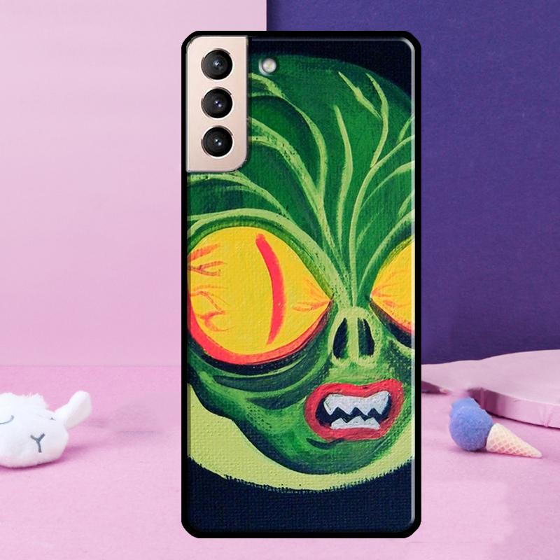 Чехол для телефона Инопланетный Марсианский НЛО для Samsung Galaxy S25 S24 Ultra S9 S10 S20 S21 S22 Plus S23 FE S24 FE