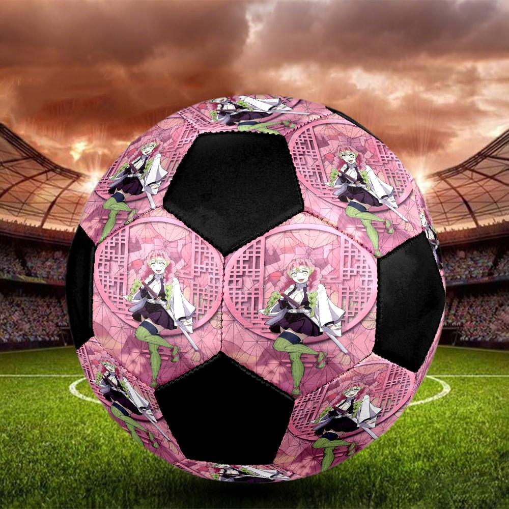 1pc Demon Slayer Kimetsu no Yaiba Football Soccer Ball Size 5 Indoor Soccer Ball Fashion Colorful  Backyard Game -Great For Sports Fans Gift HE9