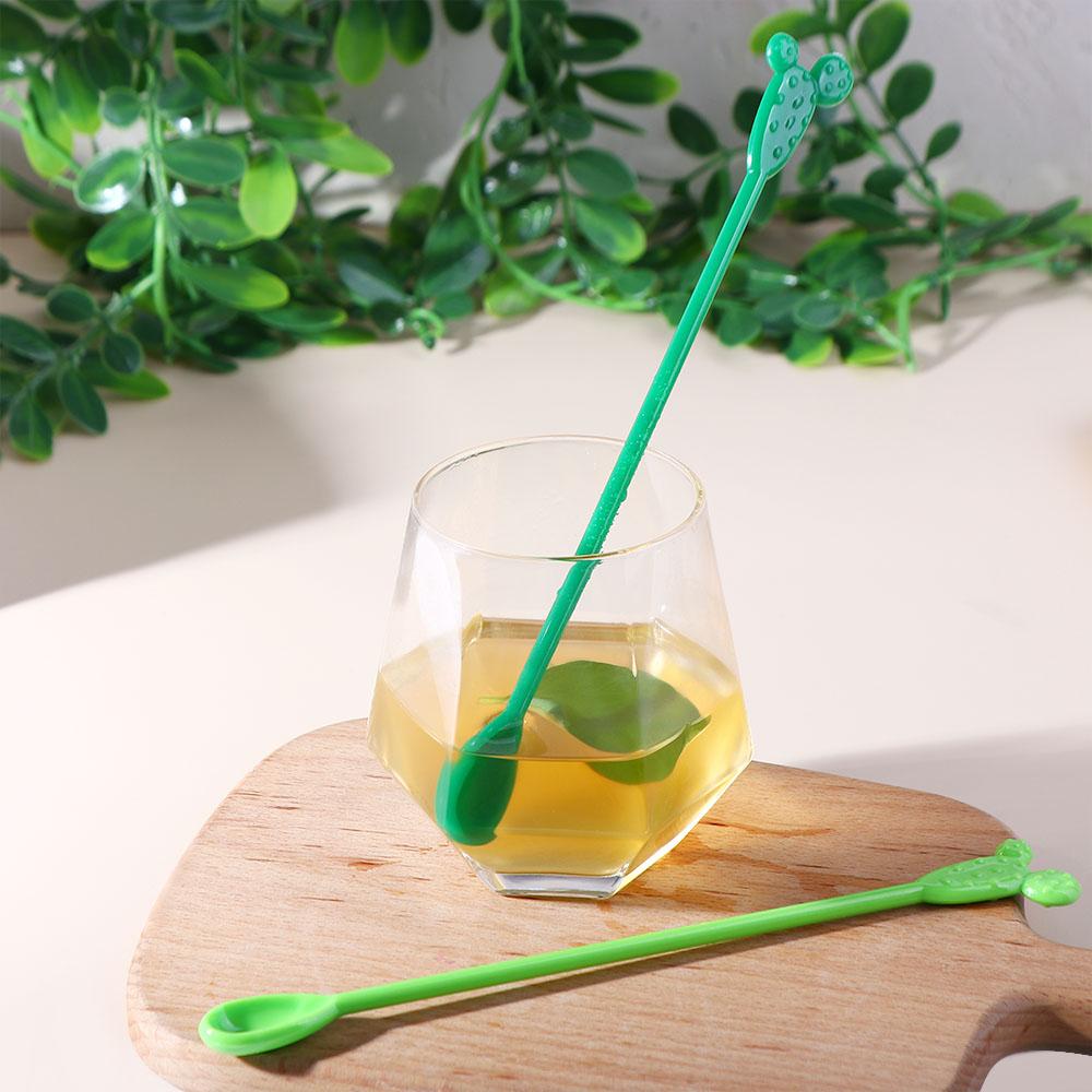 Tropical Disposable Flamingo Cactus Coffee Stirrer Cocktail Tool Swizzle Sticks Mixing Sticks