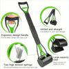 1 Indestructible Dog and Cat Pet Poop Scoop, Long Handle, Foldable, Easy To Pick Up Grass and Gravel