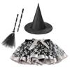 Wand Kids Halloween Costume with Hat Halloween Children's Witch Dress  Halloween Decoration