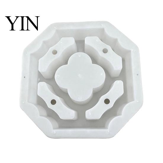 Outdoor Floor Tile DIY Kit Plastic Stepping Stones Mold, Reusable Concrete Mold for Garden Walkway Path Maker, Durable Casting Personalized