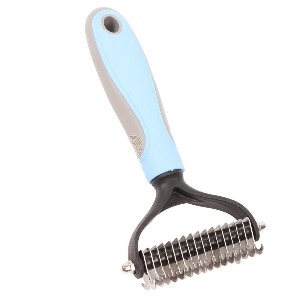 Щетка для груминга питомцев Двусторонняя щетка для линьки питомцев Удаляет спутанную шерсть Распутывающая расческа для питомцев для Голден