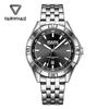 Mark Fairwhale Fashion New Men Watch Quartz Stainless Steel Luxury Wristwatch with Date Business Casual Watch Relogio Masculino