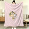 Charlie Lola Print Flannel Blanket, High quality Comfortable for All Seasons, Home Decor, Warmth and Comfort, Perfect for Christmas Gifts