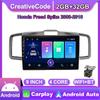 Автомобильное радио на базе Android Carplay для Honda Freed Spike 2008-2016, автомобильный мультимедийный видеоплеер, GPS-навигация, WIFI, 2 + 32 ГБ