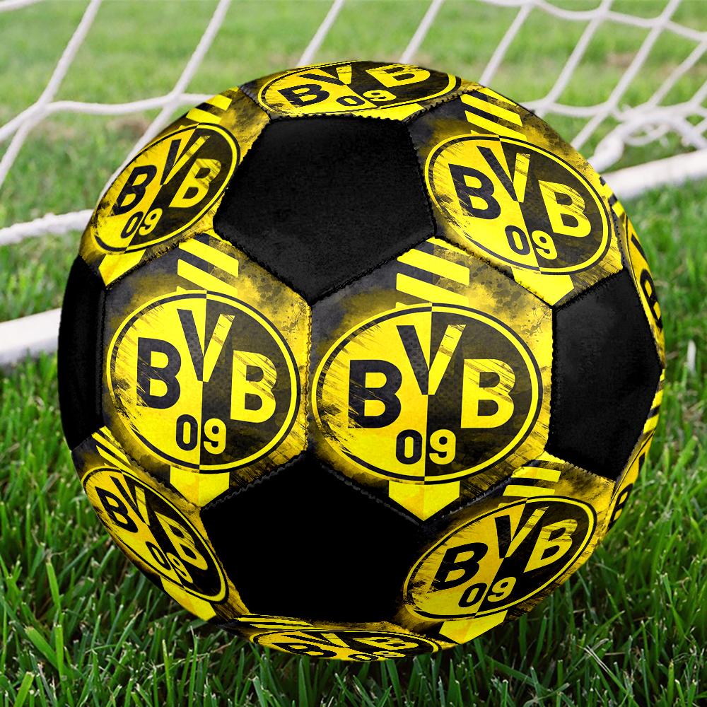 BVB Theme Size 5 Soccer Ball, Suitable for Both Indoor and Outdoor Matches, a Gift Suitable for Everyone.