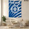 Custom Name SV Darmstadt 98 Wall Tapestry Aesthetic Wall Hanging Printed Fabric Blanket Decorative Tapestries for Bedroom Living Room Home Decor